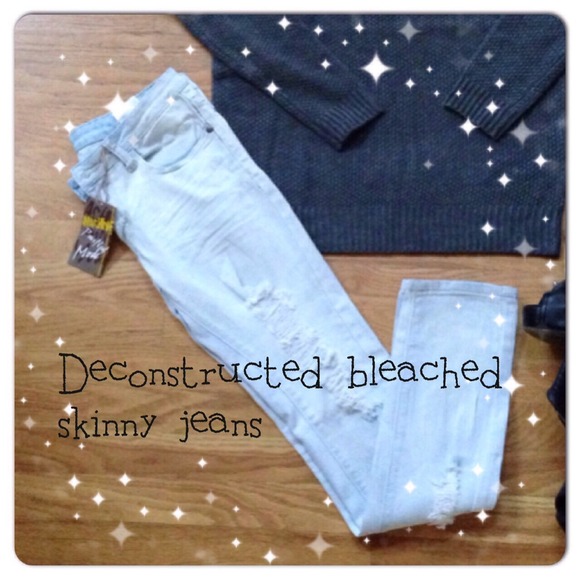 Machine  Denim - 💥HP 10/24,6/5💥Deconstructed Skinny Jeans