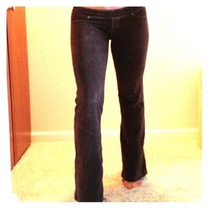 Goddesswear brown corduroy workout/ lounge pants