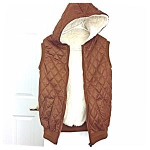 Shearling Quilted Leather Vest
