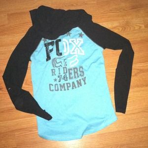 New fox hooded shirt