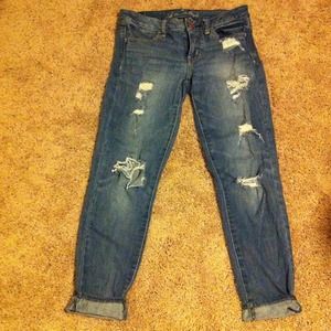 Am Eagle Destroyed Ankle Jegging