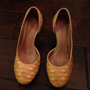 REDUCED Vintage quilted leather Anthro shoes