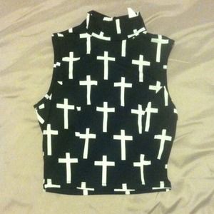 Agaci Cross, Fitted Crop Top