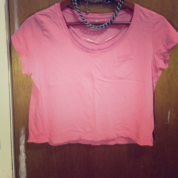 Peach cropped top - Picture 1 of 3