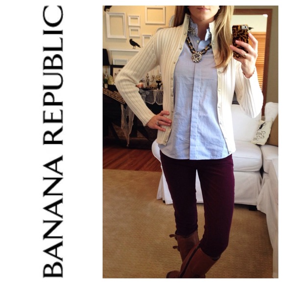 Banana Republic Sweaters - Banana Republic Ribbed Cardigan