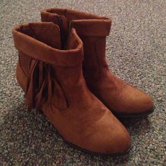 Charlotte Russe Boots - 🎉HP🎉Fringed Booties