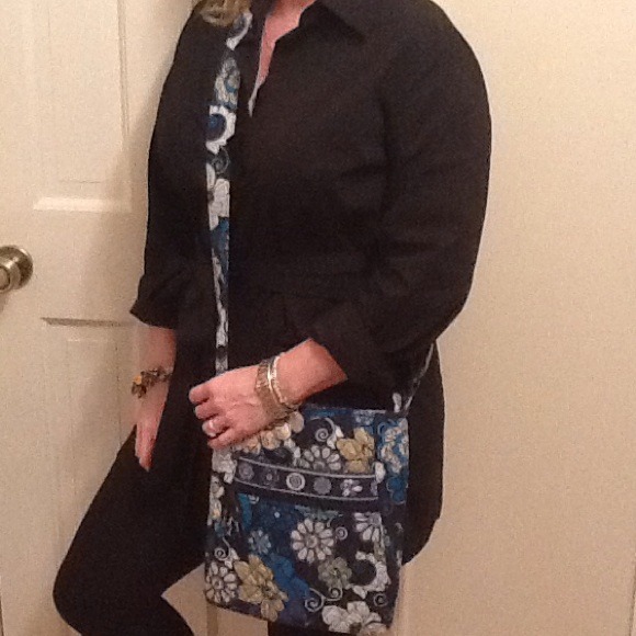 Vera Bradley Crossbody/Hipster in Mod Floral Blue