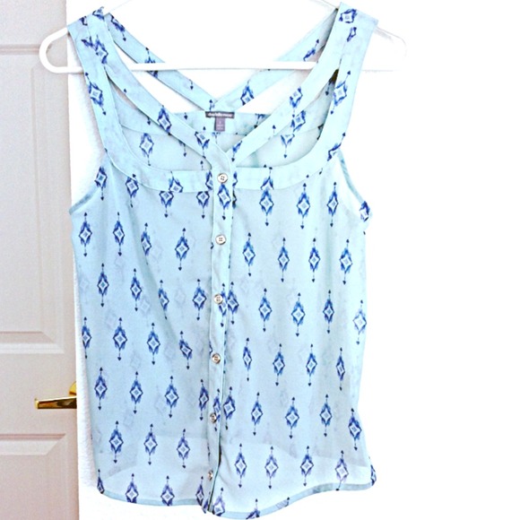 Chiffon Cut Out Top