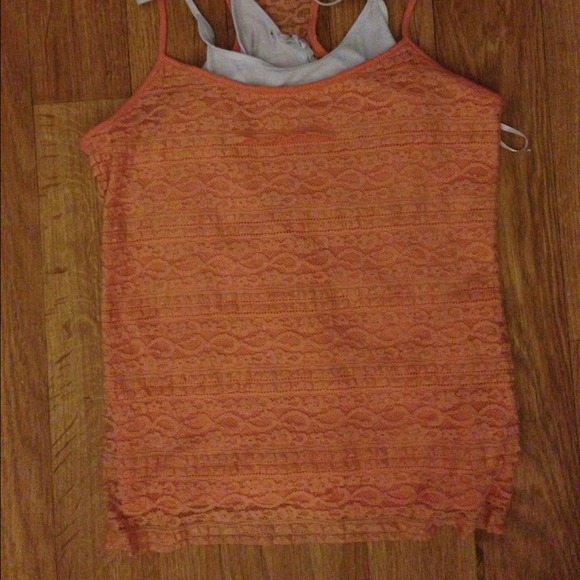 Orange Racerback top