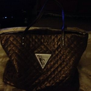 Guess bag large inside excellent shape