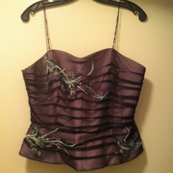 Evening top Kay Unger sale🌺 Sold on eBay