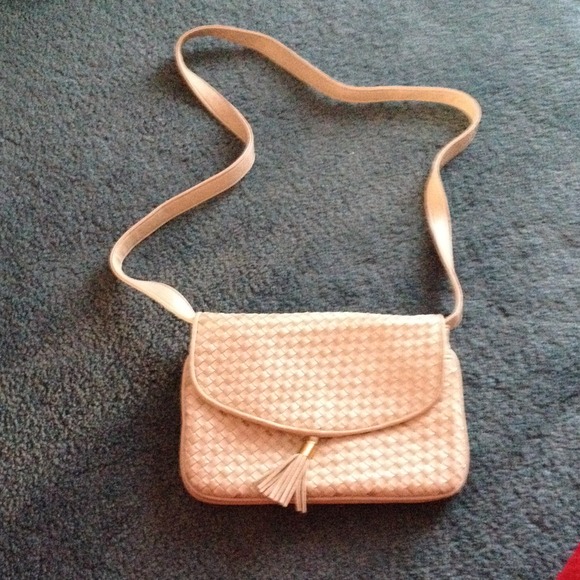 Pearl colored purse