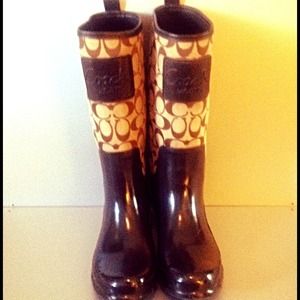 Signature Coach Rain Boots