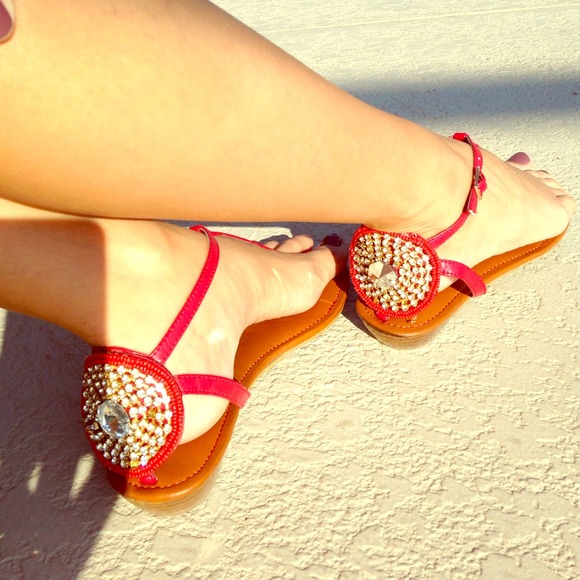Shoes - Red Sandals