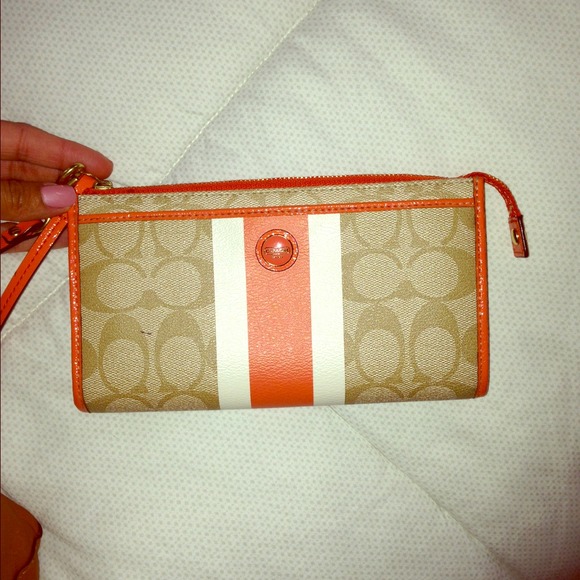 Authentic Coach wristlet/wallet