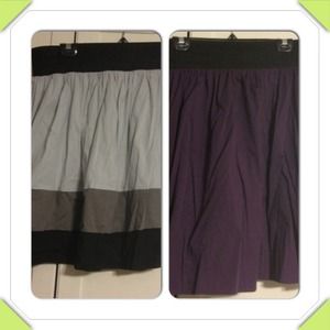 2 cotton skirts