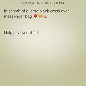 Cross body messenger bag