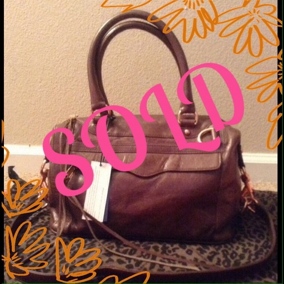 Authentic NWT Rebecca Minkoff Mocha MAM Rose Gold