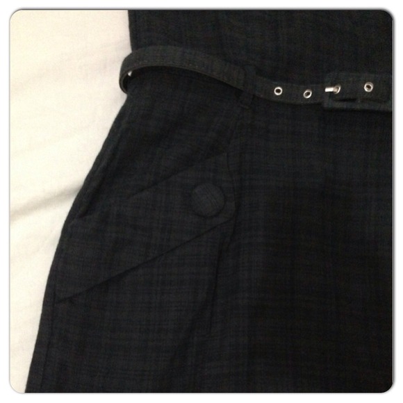 F21 plaid strapless dress - Picture 3 of 3