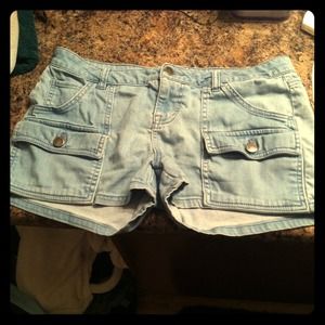 Denim shorts