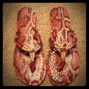 Nine West flip flops