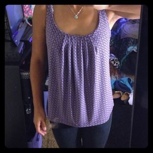 Purple silk tank !