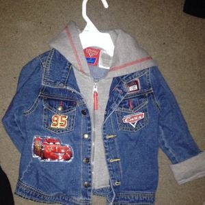 (REDUCED)Cars movie denim jacket for boys (NEW)