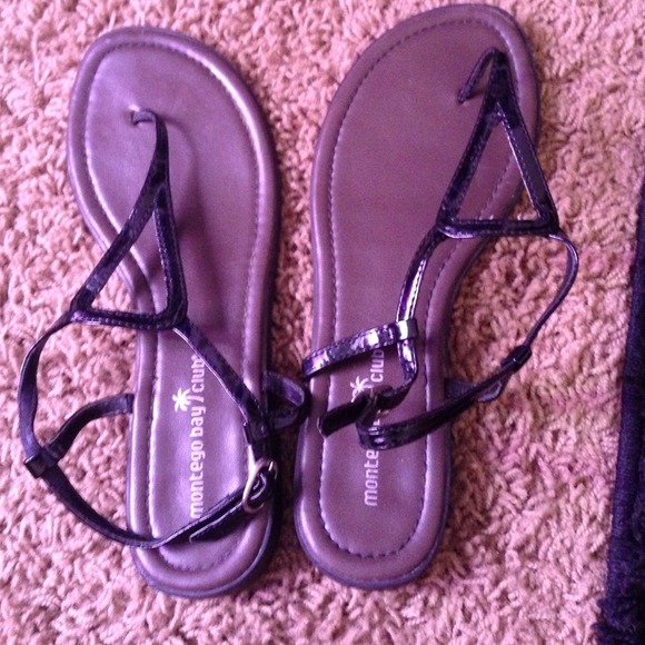 Black sandals