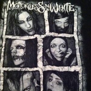 Motionless in white band tee
