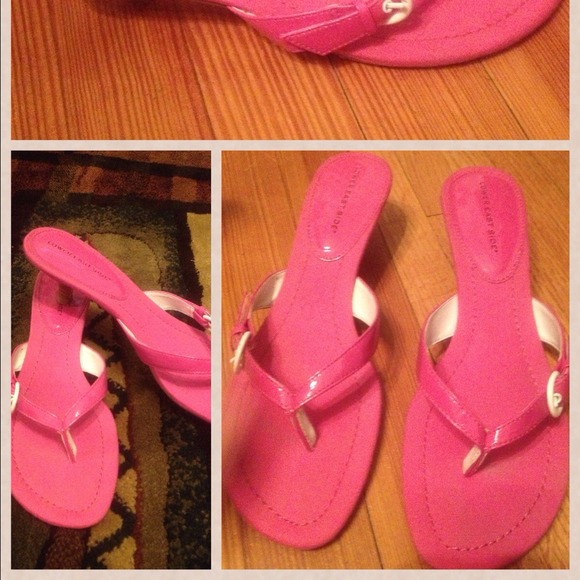 Kitten heels sandals worn twice