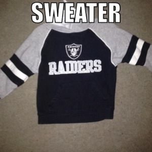 Boys hoodie raiders sweater