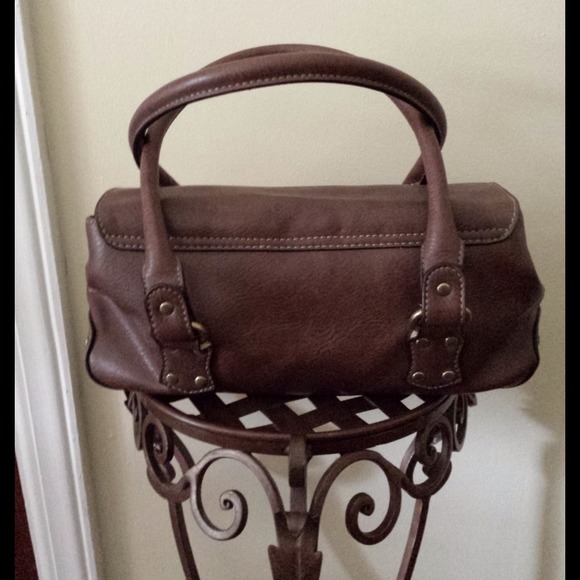 ☆SOLD☆Brown Nine West Satchel Pocketbook - Picture 2 of 4