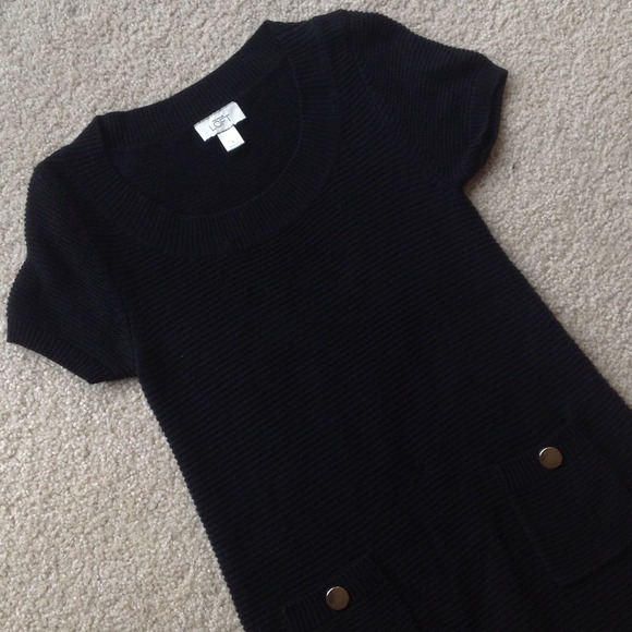 Beautiful black sweater dress from LOFT! - Picture 2 of 3