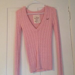 Pink Hollister sweater