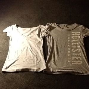 2 HOLLISTER t-shirt bundle