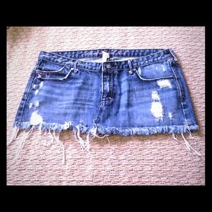 Womens Abercrombie & Fitch Jean Skirt. Size 8