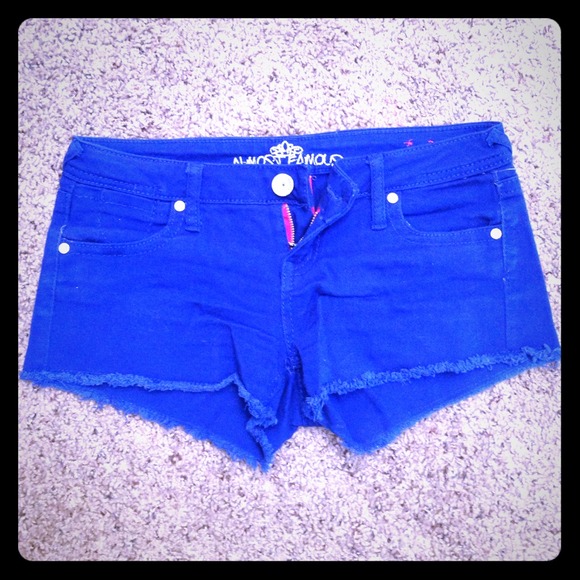 Almost Famous blue short shorts