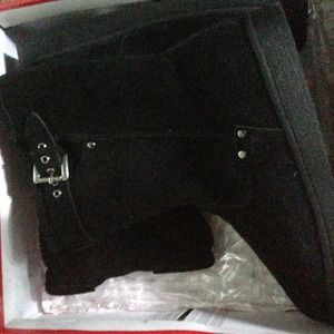 New in box black suede mark fisher boots size 7