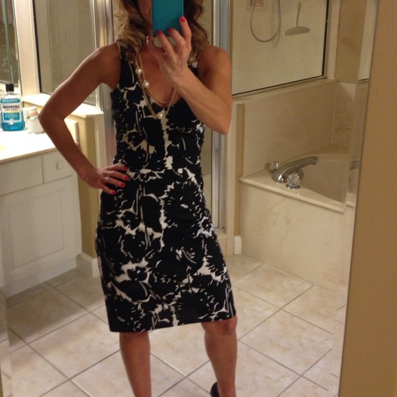 Black and white dress