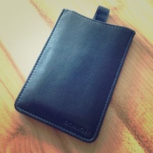 Coach Leather Phone Holder