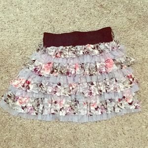 Rue 21 floral skirt