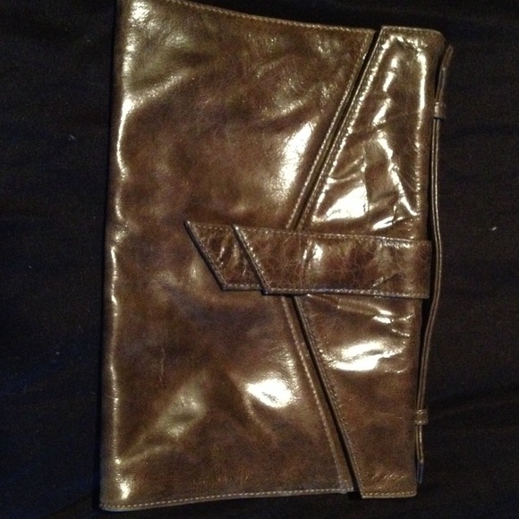 leather clutch