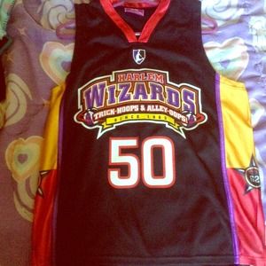 Rare Harlem Wizards Jersey