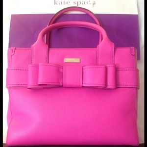 NEW! Kate Spade Villabella Leather Quinn Pink Tote