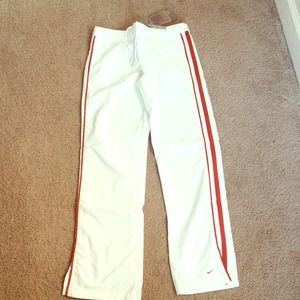 Nike white workout pants