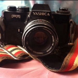 vintage yashica FR film camera