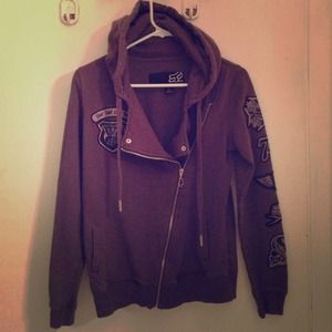 Fox Brand Grey Hoodie/Blazer