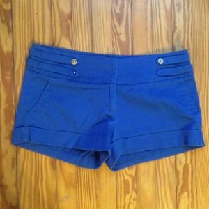Blue navy style shorts