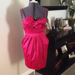 New burgundy red dress