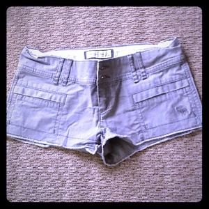$ REDUCED $ EUC!  Womens Abercrombie Grey Shorts!!